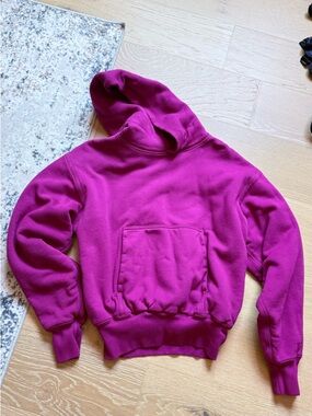 Yeezy Gap Hooded Magenta Sweatshirt